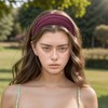 Unique Bargains Women's Knitted Hollow Wide Headband 1 Pc - 2 of 4