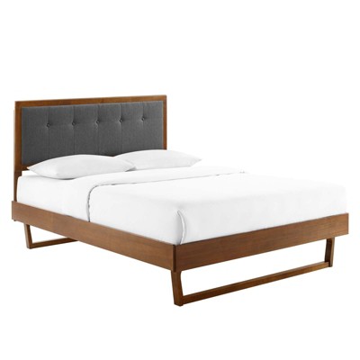 Modway Willow Full Wood Platform Bed With Angular Frame