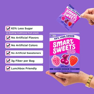SmartSweets Berry Medley Snack Mix - 5.36oz/8pk