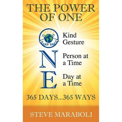 The Power Of One - by  Steve Maraboli (Paperback)