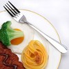Unique Bargains Dinner Stainless Steel Household Dessert Fork 7.5" Long 12 Pcs Silver Tone - 2 of 4