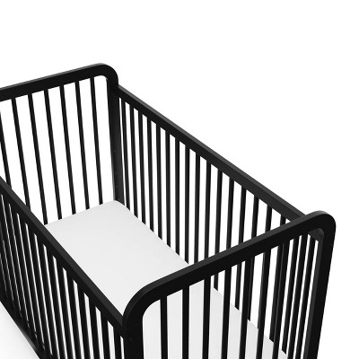 Storkcraft Pasadena Black Pine Wood 3-in-1 Convertible Crib