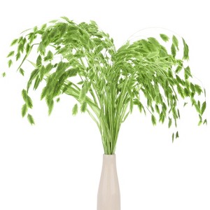 Unique Bargains Dried Grass Chasmanthium Oat Home Decor Flower Bouquet 1 Pc - 1 of 4
