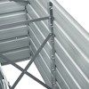 VidaXL Garden Raised Bed Galvanized Steel 94.5 in.x15.7 in.x30.3 in. Brown - 4 of 4