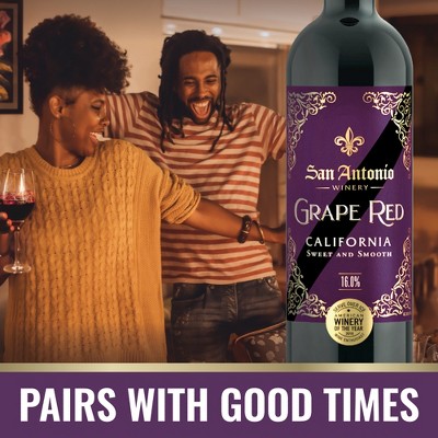 San Antonio Winery Grape Concord Red Wine - 750ml Bottle
