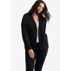 ellos Plus Size Ponte Knit Button-Front Blazer - 4 of 4