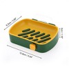 Unique Bargains Wall Mounted Soap Dish 5.04"x3.66"x1.18" 1 Pc - 4 of 4
