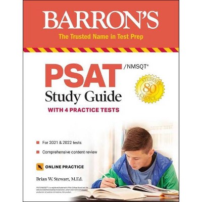 Psat/NMSQT Study Guide - (Barron's Test Prep) by  Brian W Stewart (Paperback)