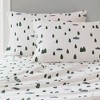 Sapphtopaz Bedding Set, Cotton Flannel Brushed on Both Sides Bedding Set 1 Fitted Sheet, 1 Flat Sheet, and Pillowcases, Machine Washable - 4 of 4