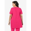 Roaman's Women's Plus Size Two Pocket Soft Knit Tunic - 3 of 4