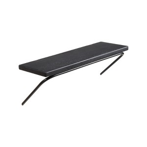 MH London Venice 24" Wall Mounted Shelves Mango Wood & Iron - 1 of 4