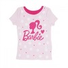 Kids Barbie Floral Logos 4-Piece Pajama Set - Toddler 3T - 4 of 4