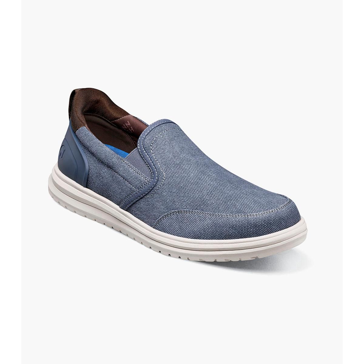 Nunn Bush Brew City Canvas EZ Hands Free Men's Moc Toe Slip On - thumbnail 9