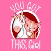 Girl's Lost Gods You Got This Girl Cartoon Crop Top T-Shirt - 2 of 3