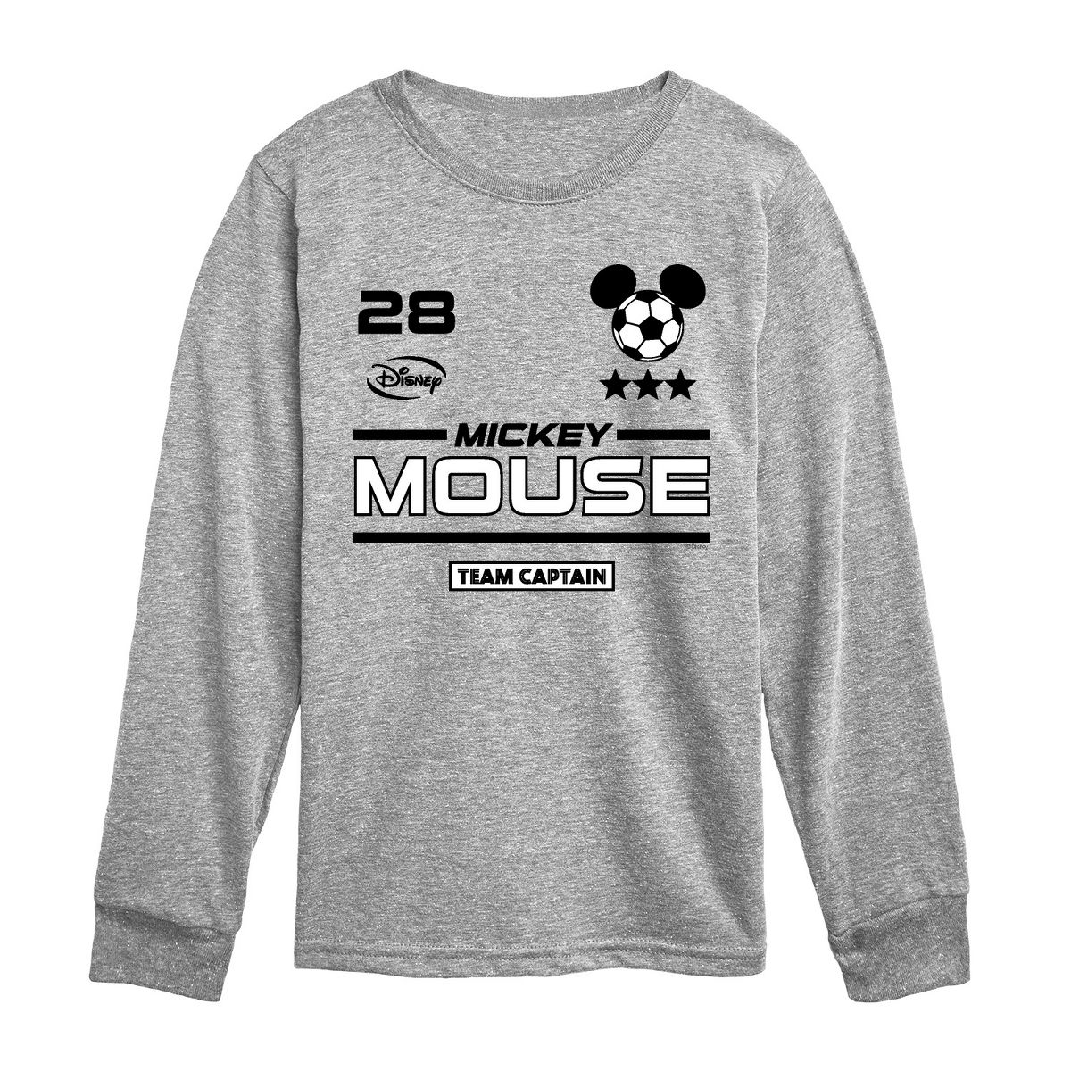 Boys' - Disney - Mickey Soccer Jersey Long Sleeve Graphic T-Shirt