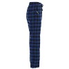 Gioberti Men's Yarn-Dye Brushed Flannel Pajama Pants, Elastic Waist - 3 of 4