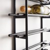 Plum & Post Barossa 12-Bottle Wine Rack - Black Iron - Modern Design - 4 of 4