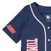 Ladies Tom and Jerry Shirt - Ladies Classic Tom and Jerry Cartoon Mesh Button Down Baseball Jersey - Hanna Barbera Tom and Jerry Mesh Jersey - 3 of 4