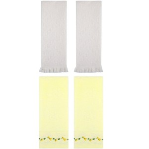 REGALWOVEN 4 Pcs Soft Absorbent Bathroom Hand Towel for Home Decor 13" x 29" - 1 of 4
