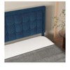 Coucheta Velvet Bed Frame with adjustable headboard, noise-free design & sturdy foundation. Features elegant button-tufted details. - 4 of 4