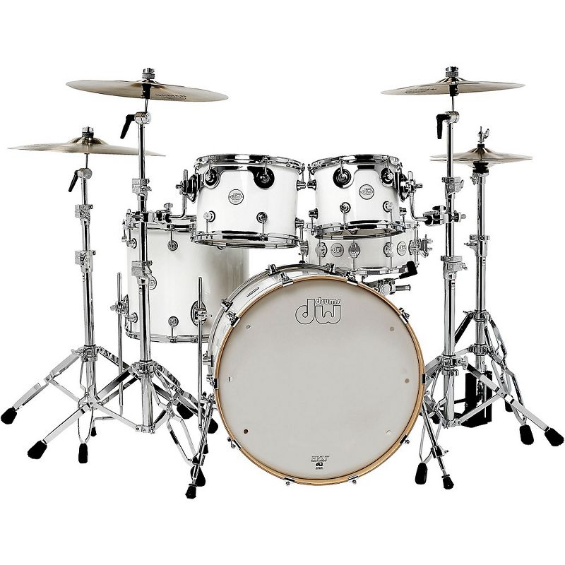 DW Design Series 4-Piece Shell Pack Gloss White, 1 of 2