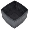 vidaXL Outdoor Table Anthracite 100% Polypropylene 21.3x21.3x14.4in - 4 of 4