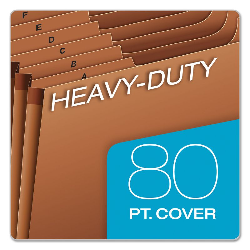 Pendaflex Heavy-Duty Expanding Open Top File 31 Pockets 1/3 Tab Letter Brown R217DHD, 3 of 7