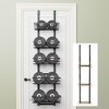 Over The Door Pantry Organizer, Pantry Door Organizer Shelves, Metal Hanging Spice Rack, Multi-Tier Over The Door Organizer For Kitchen Bathroom - 4 of 4