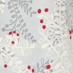 pearl grey holiday holly