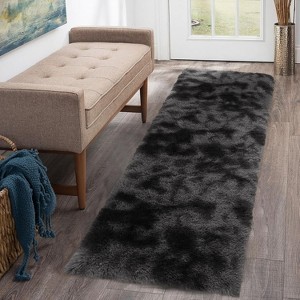Shaggy Area Rug Modern Indoor Plush Fluffy Rugs Soft and Comfy Velvet Faux Fur Carpet Rugs for Bedroom Living Room Nursery - 1 of 4
