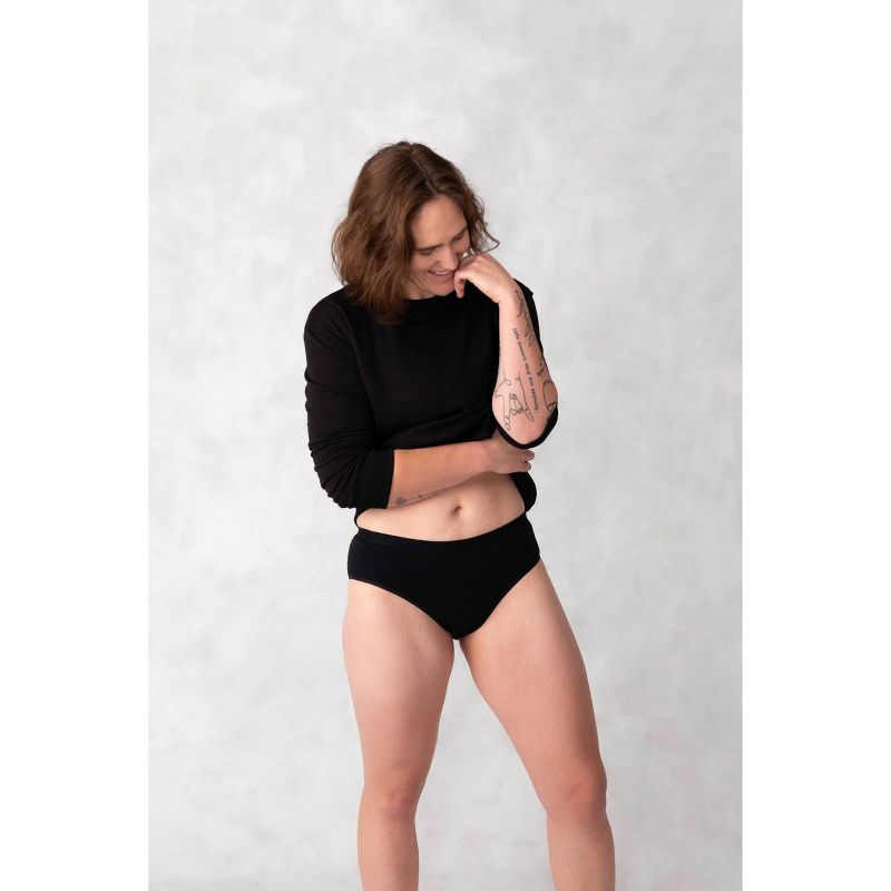 Saalt Leak Proof Period Underwear High Absorbency - Super Soft Modal Comfort Briefs, 6 of 10