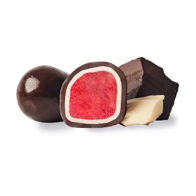 Tru Fru Hyper-Dried Strawberries Covered in Dark Chocolate Candy - 4.2oz