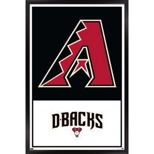 Trends International MLB Arizona Diamondbacks - Logo 22 Framed Wall Poster Prints - 1 of 4