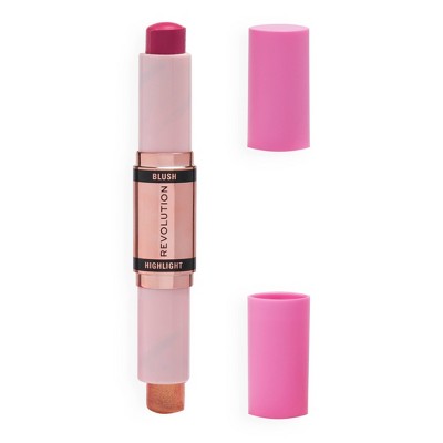 Makeup Revolution Blush &amp; Highlight Stick - Champagne Shine - 0.3oz