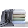 Rayon From Bamboo Deep Pocket Solid Sheet Set 300 Thread Count - Tribeca Living® - image 2 of 3