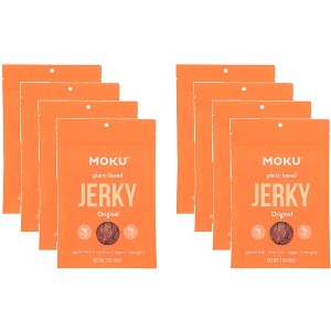 Moku Foods Jerky Plant Based Original - Case of 8 - 2oz - 1 of 2