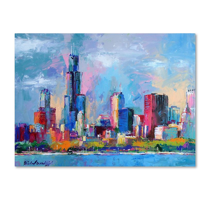 Trademark Fine Art -Richard Wallich 'Chicago 5' Canvas Art, 2 of 4