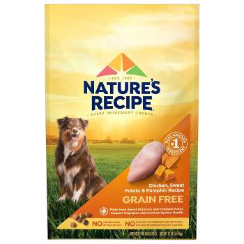 Nature's Recipe Grain Free Chicken, Sweet Potato & Pumpkin Recipe Adult Dry Dog Food