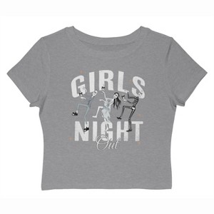 Social Collective Women Ghoul Out Short Sleeve Graphic Cotton Baby Tee - 1 of 4