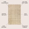 Hiro Hand Woven Chunky Jute Area Rug  - JONATHAN Y - image 4 of 4