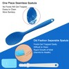 Unique Bargains Heat Resistant Non-scratch Non Stick Rubber Spatula 8.3" x 1.57" 4 Pcs - 4 of 4