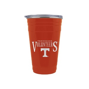 NCAA Tennessee Volunteers Tailgater Tumbler - 22oz: Stainless Steel, Acrylic Lid - 1 of 2