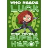 Men's Marvel St. Patrick's Day Black Widow Who Needs Luck T-Shirt - 2 of 4