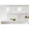 Weston 5-Light Dimmable Pendant - Chic Brushed Nickel Steel with Cream Fabric Shade - 4 of 4