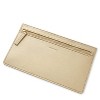 Vegan Leather Pencil Pouch Gold - russell+hazel: Zipper Pencil Bag, Small Faux Leather Pouch, 8" x 4.5" - 2 of 4