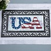 Evergreen USA Fireworks Sassafras Indoor Outdoor Switch Doormat 1'10"x10" Multicolored - 2 of 4