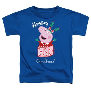Toddler Boys' Peppa Pig Hooray It'S Christmas T-Shirt - 1 of 4