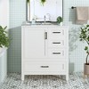Tramull Bathroom Vanity with Sink, Soft Close Door & Drawers, Removable Tray, Solid Wood Frame - 3 of 4