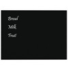 vidaXL Wall-mounted Magnetic Board Black 31.5"x23.6"Â Tempered Glass - 3 of 4