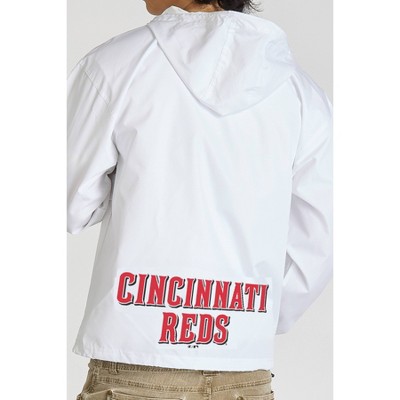 MLB Cincinnati Reds Men's Champion White Packable Jacket - L — фото 3